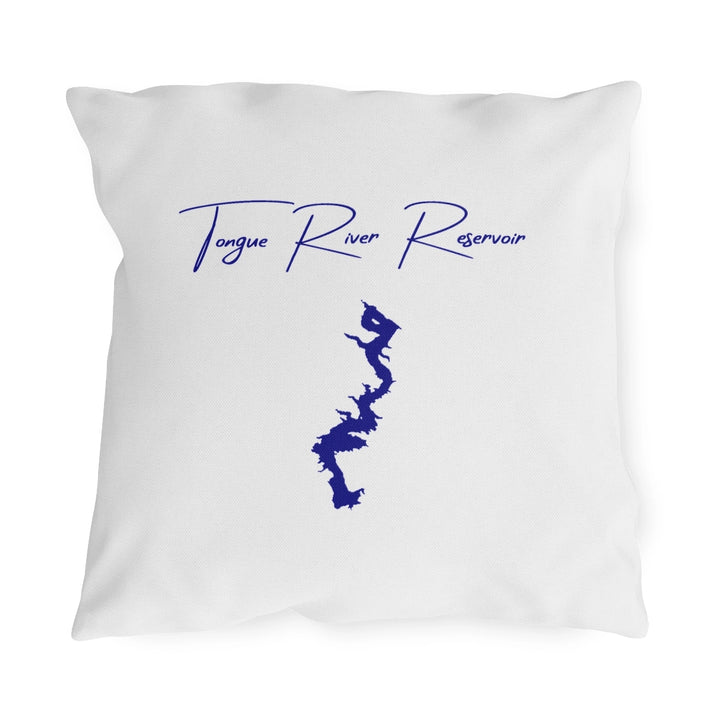 Montana  Tongue  River  Reservoir  Outdoor  Pillow  front  position  view  from  front  18  x  18.webp