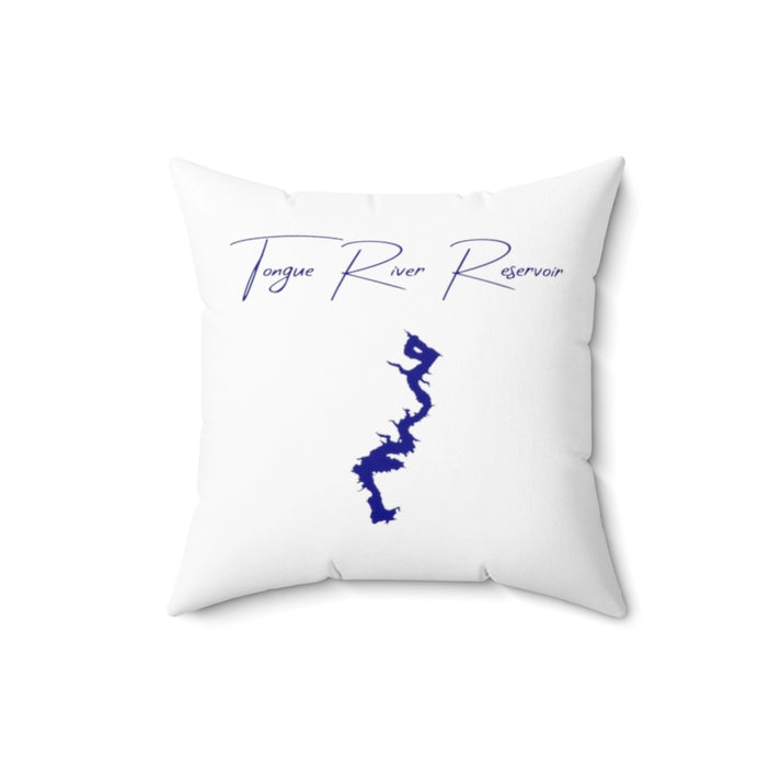 Montana  Tongue  River  Reservoir  Pillow  front  position  view  from  back  16  x  16.webp