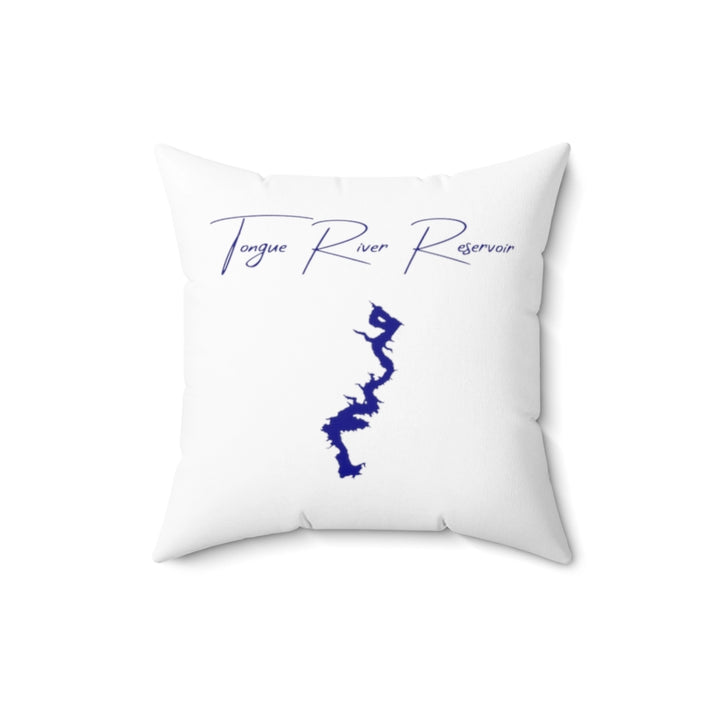 Montana  Tongue  River  Reservoir  Pillow  front  position  view  from  front  16  x  16.webp