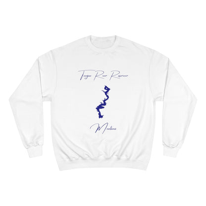 Montana  Tongue  River  Reservoir  Sweatshirt  front  position  view  from  front  white.webp