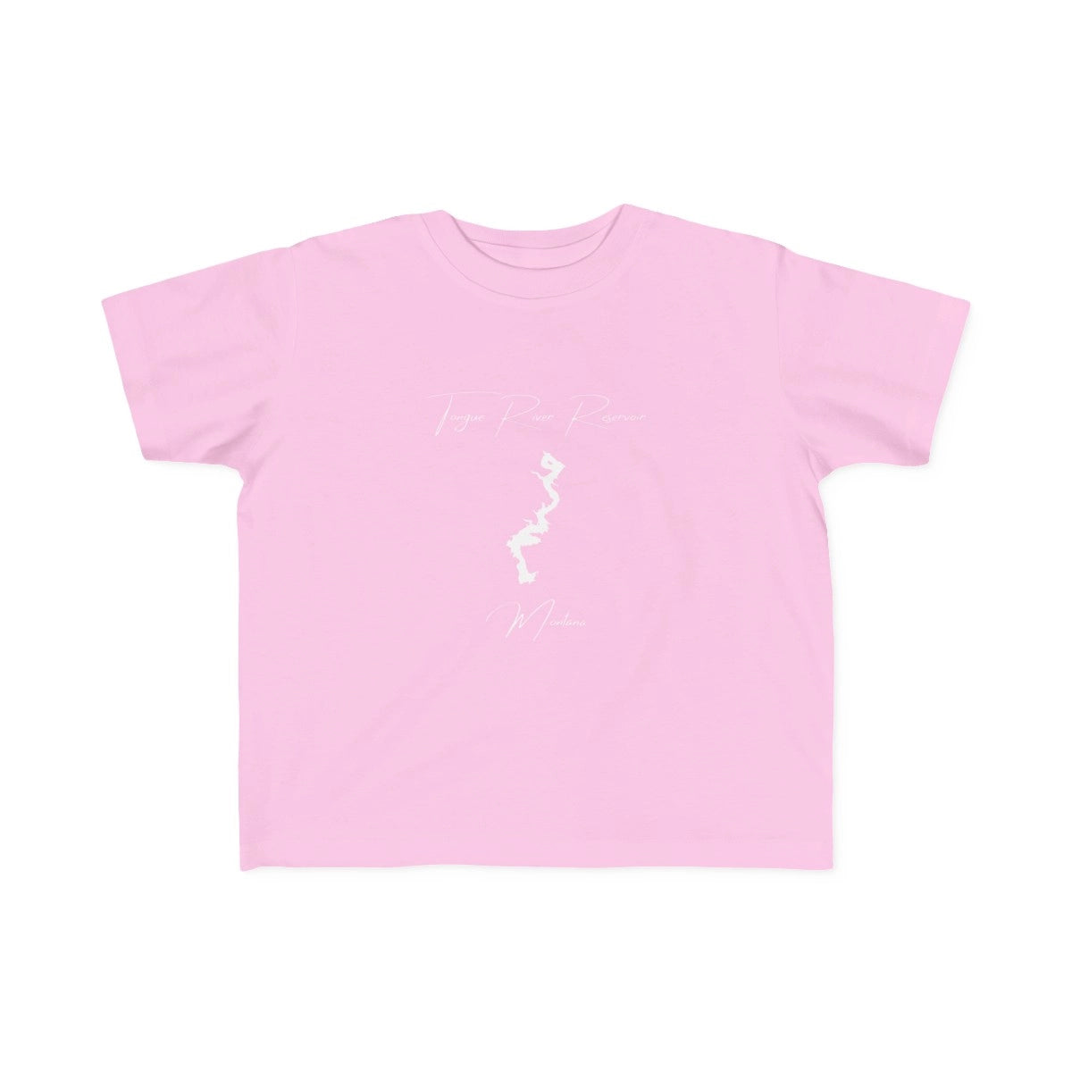 Montana  Tongue  River  Reservoir  Toddler  T-shirt  front  position  view  from  front  pink.webp