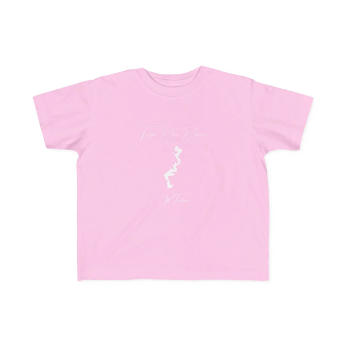 Montana  Tongue  River  Reservoir  Toddler  T-shirt  front  position  view  from  front  pink.webp