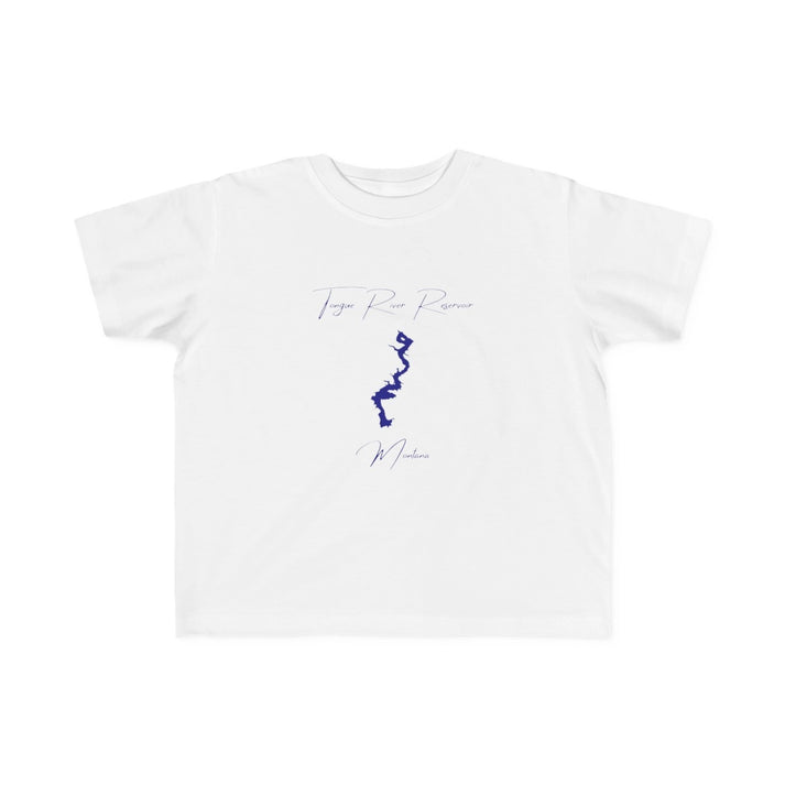 Montana  Tongue  River  Reservoir  Toddler  T-shirt  front  position  view  from  front  white.webp