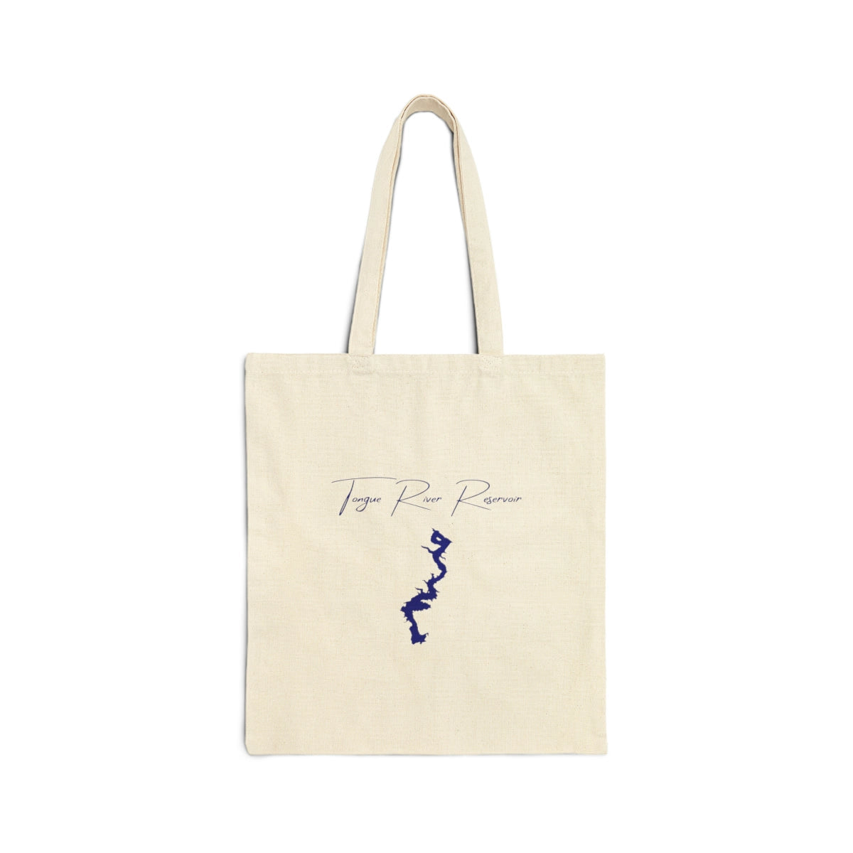 Montana  Tongue  River  Reservoir  Tote  Bag  back  position  view  from  back  15  x  16.webp