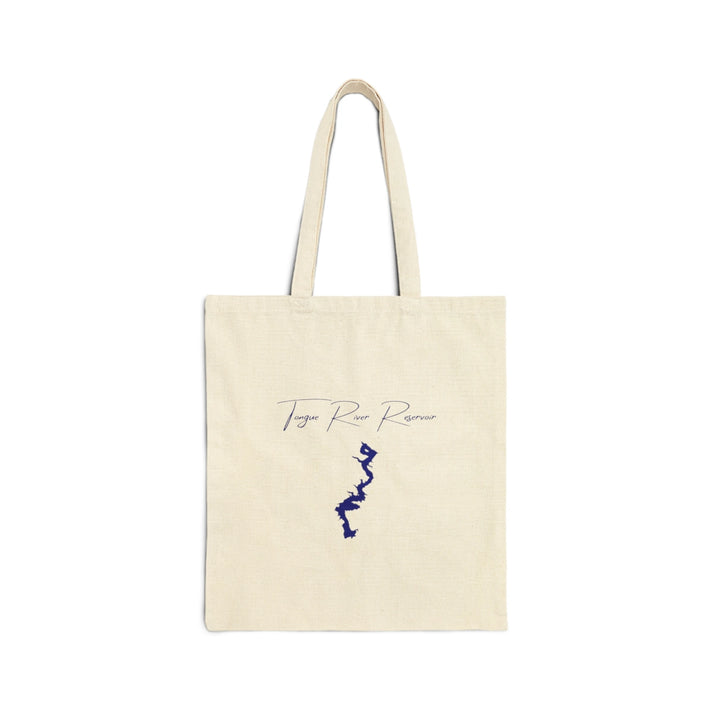 Montana  Tongue  River  Reservoir  Tote  Bag  back  position  view  from  back  15  x  16.webp