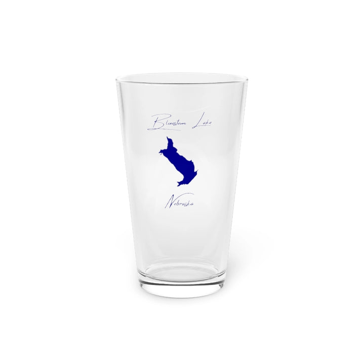 Nebraska  Bluestem  Lake  16oz  Pint  Glass  front  position  view  from  front  16oz.webp