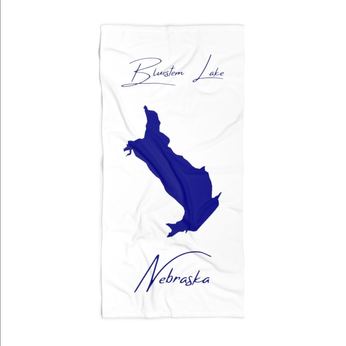 Nebraska  Bluestem  Lake  Beach  Towel  front  position  view  from  front  36  x  72.webp