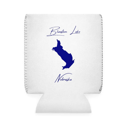 Nebraska  Bluestem  Lake  Can  Koozie  front  position  view  from  front-1  white.webp