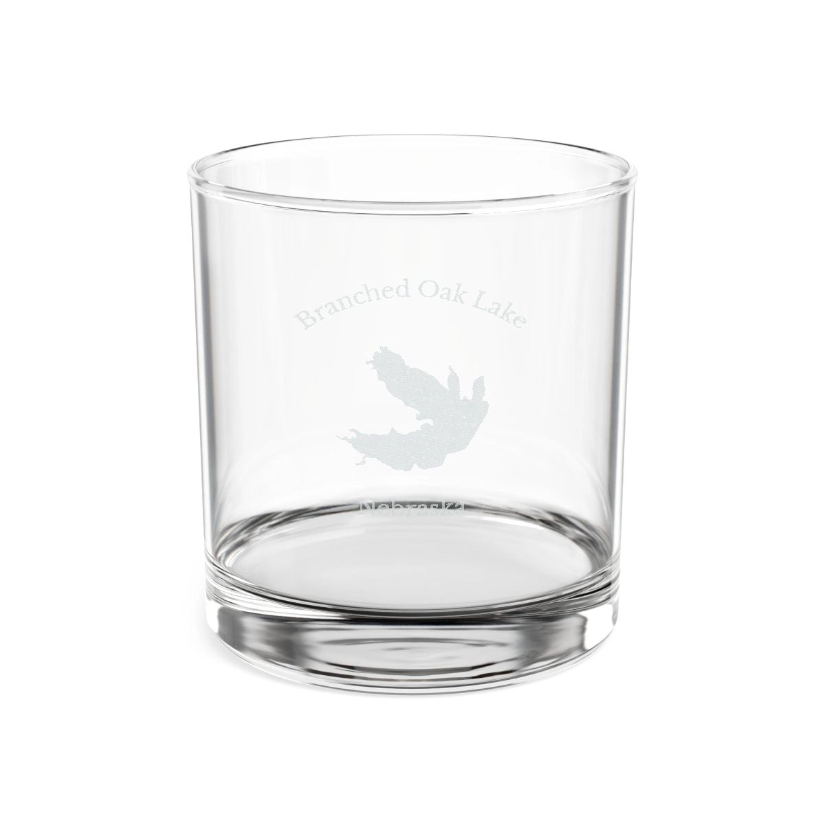 Nebraska  Branched  Oak  Lake  Engraved  Whiskey  Glass  other  position  view  from  front  10.5oz.webp