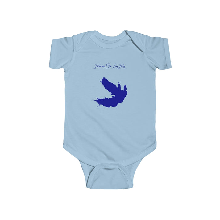 Nebraska  Branched  Oak  Lake  Onesie  front  position  view  from  front  light  blue.webp