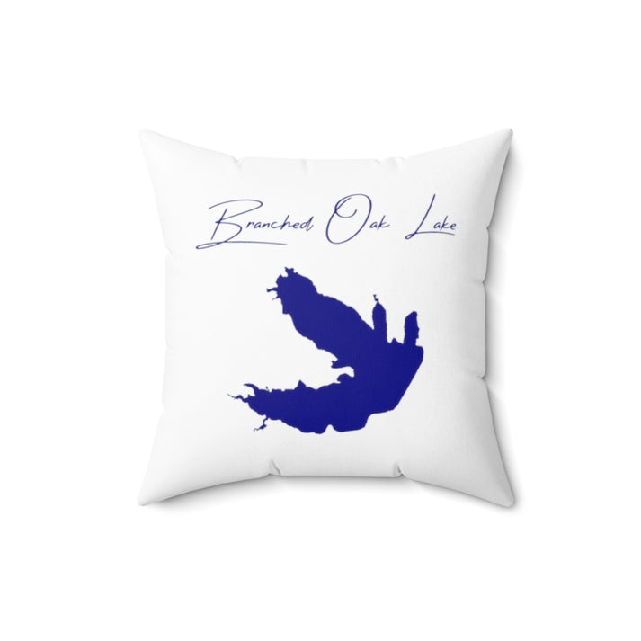 Nebraska  Branched  Oak  Lake  Pillow  front  position  view  from  back  16  x  16.webp
