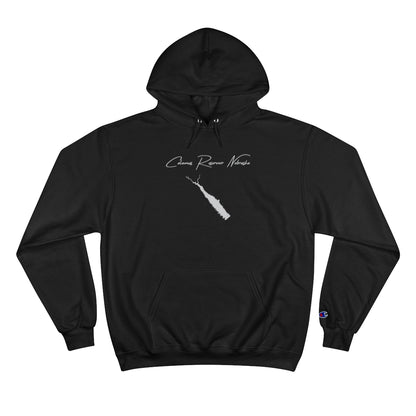 Nebraska  Calamus  Reservoir  Hoodie  front  position  view  from  front  black.webp