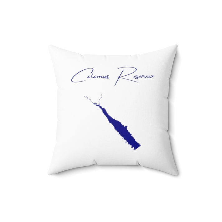 Nebraska  Calamus  Reservoir  Pillow  front  position  view  from  back  16  x  16.webp