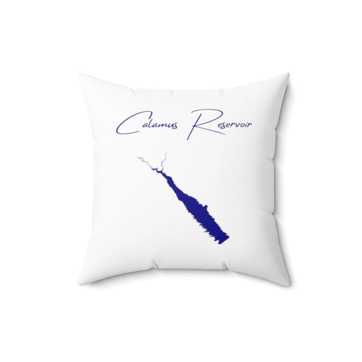 Nebraska  Calamus  Reservoir  Pillow  front  position  view  from  front  16  x  16.webp