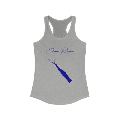 Nebraska  Calamus  Reservoir  Racerback-Tank  front  position  view  from  front  heather  grey.webp
