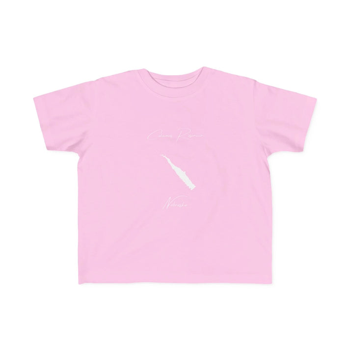 Nebraska  Calamus  Reservoir  Toddler  T-shirt  front  position  view  from  front  pink.webp