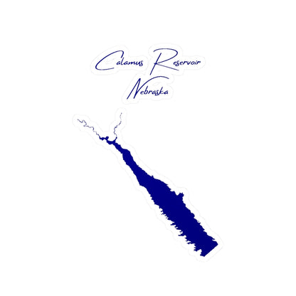 Nebraska  Calamus  Reservoir  Vinyl  Decal  other  position  view  from  front  4  x  6.webp