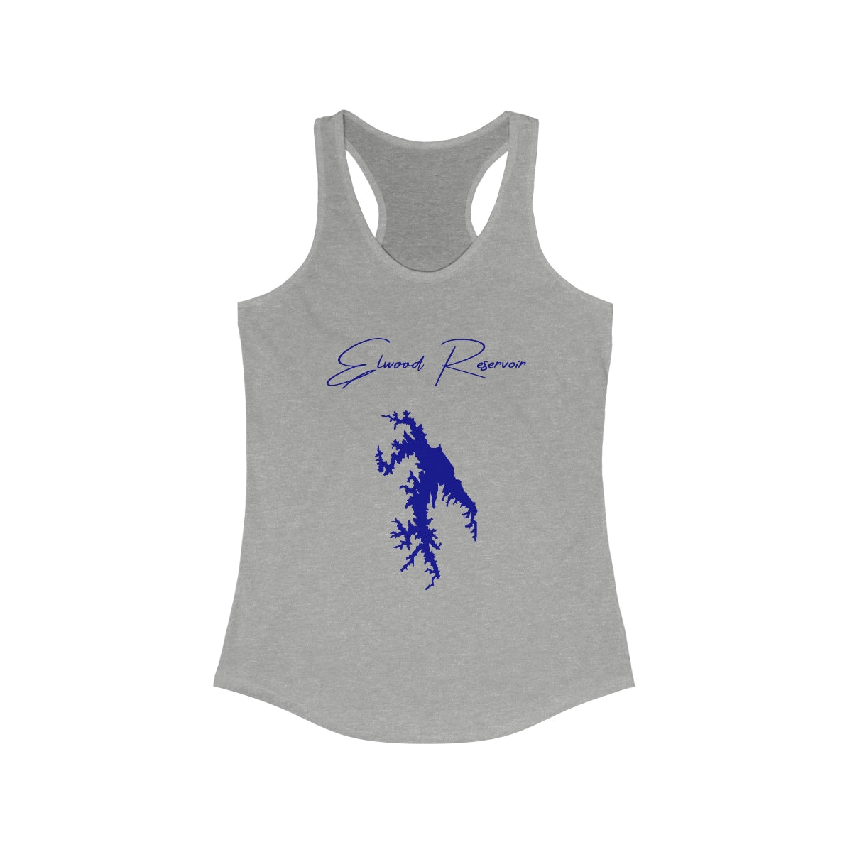Nebraska  Elwood  Reservoir  Racerback-Tank  front  position  view  from  front  heather  grey.webp