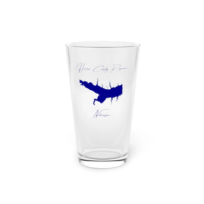 Nebraska  Harlan  County  Reservoir  16oz  Pint  Glass  front  position  view  from  front  16oz.webp