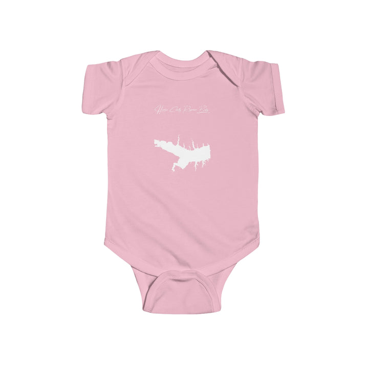 Nebraska  Harlan  County  Reservoir  Onesie  front  position  view  from  front  pink.webp