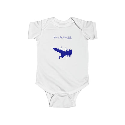Nebraska  Harlan  County  Reservoir  Onesie  front  position  view  from  front  white.webp