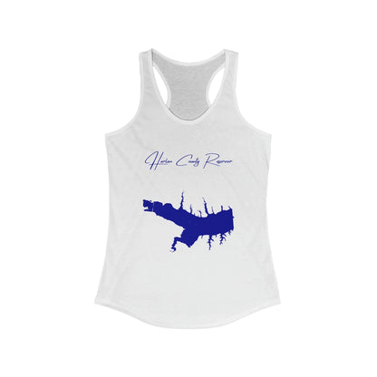 Nebraska  Harlan  County  Reservoir  Racerback-Tank  front  position  view  from  front  solid  white.webp