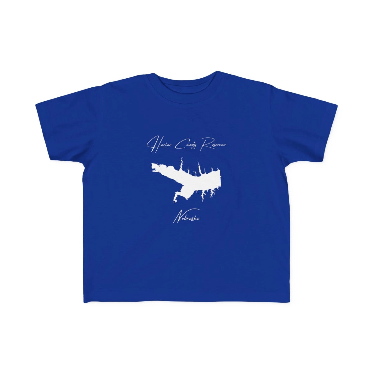Nebraska  Harlan  County  Reservoir  Toddler  T-shirt  front  position  view  from  front  royal.webp