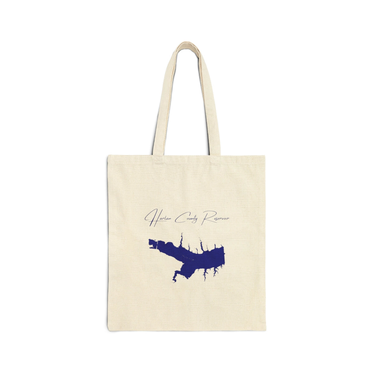 Nebraska  Harlan  County  Reservoir  Tote  Bag  front  position  view  from  front  15  x  16.webp