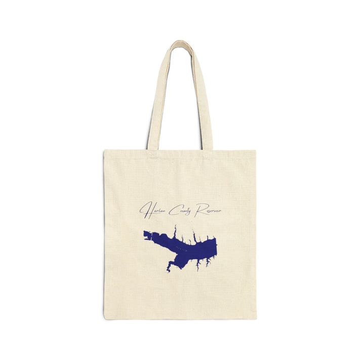 Nebraska  Harlan  County  Reservoir  Tote  Bag  front  position  view  from  front  15  x  16.webp