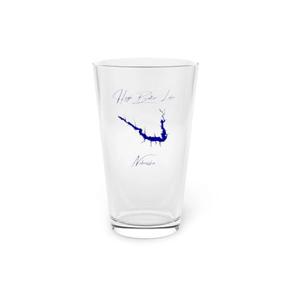 Nebraska  Hugh  Butler  Lake  16oz  Pint  Glass  front  position  view  from  front  16oz.webp