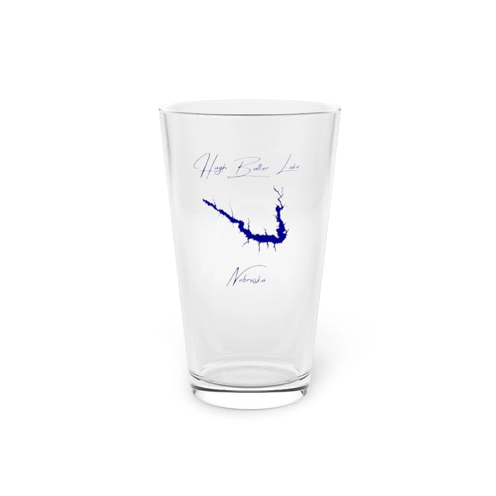 Nebraska  Hugh  Butler  Lake  16oz  Pint  Glass  front  position  view  from  front  16oz.webp