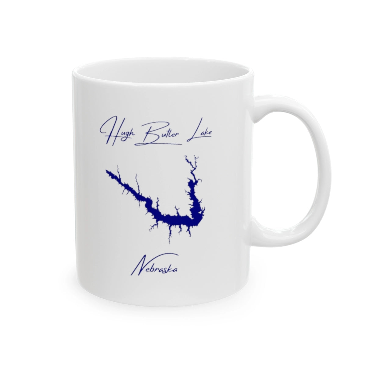 Nebraska  Hugh  Butler  Lake  Ceramic  Mug  other  position  view  from  right  11oz.webp