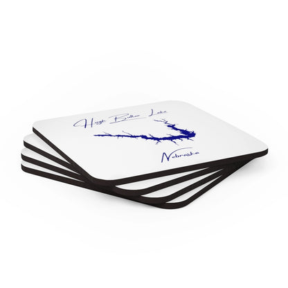 Nebraska  Hugh  Butler  Lake  Coaster  Set  front  position  view  from  stacked  3.75  x  3.75.webp