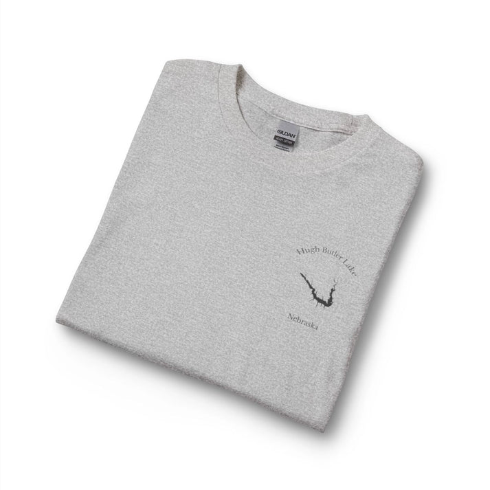 Nebraska  Hugh  Butler  Lake  Long  Sleeve  Fishing  T-shirt  other  position  view  from  folded  sport  grey.webp