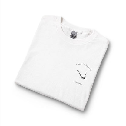Nebraska  Hugh  Butler  Lake  Long  Sleeve  Fishing  T-shirt  other  position  view  from  folded  white.webp