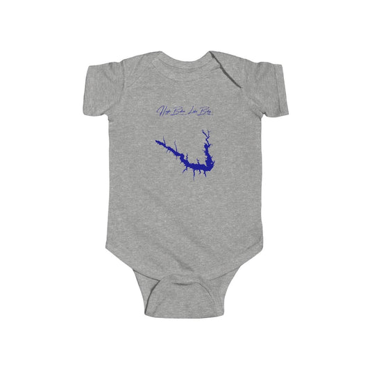 Nebraska  Hugh  Butler  Lake  Onesie  front  position  view  from  front  heather.webp