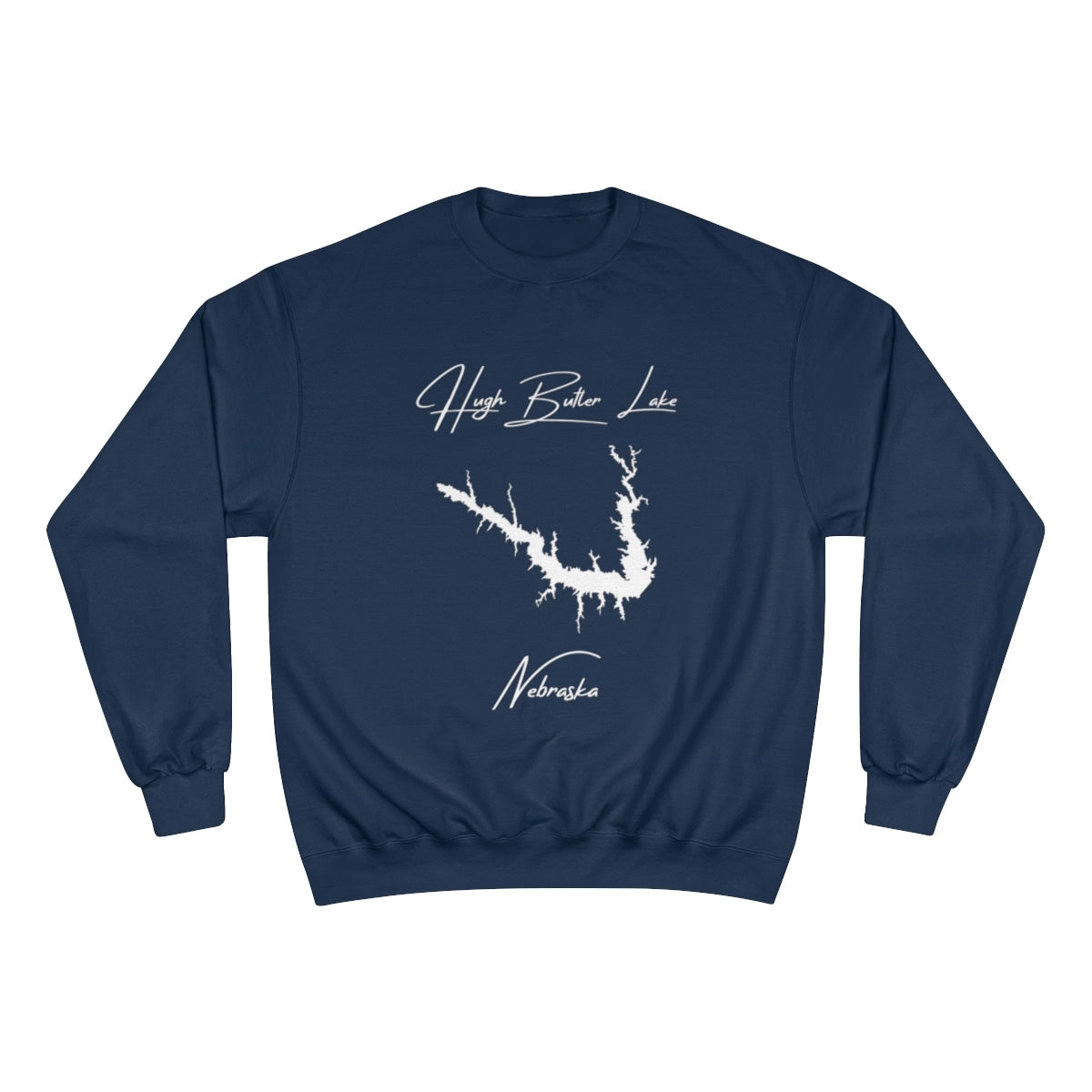 Nebraska  Hugh  Butler  Lake  Sweatshirt  front  position  view  from  front  navy.webp
