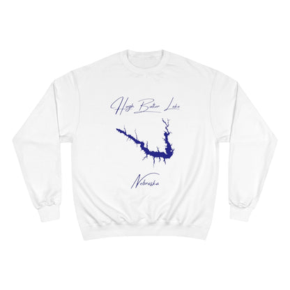 Nebraska  Hugh  Butler  Lake  Sweatshirt  front  position  view  from  front  white.webp
