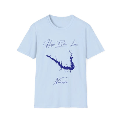 Nebraska  Hugh  Butler  Lake  T-shirt  front  position  view  from  front  light  blue.webp