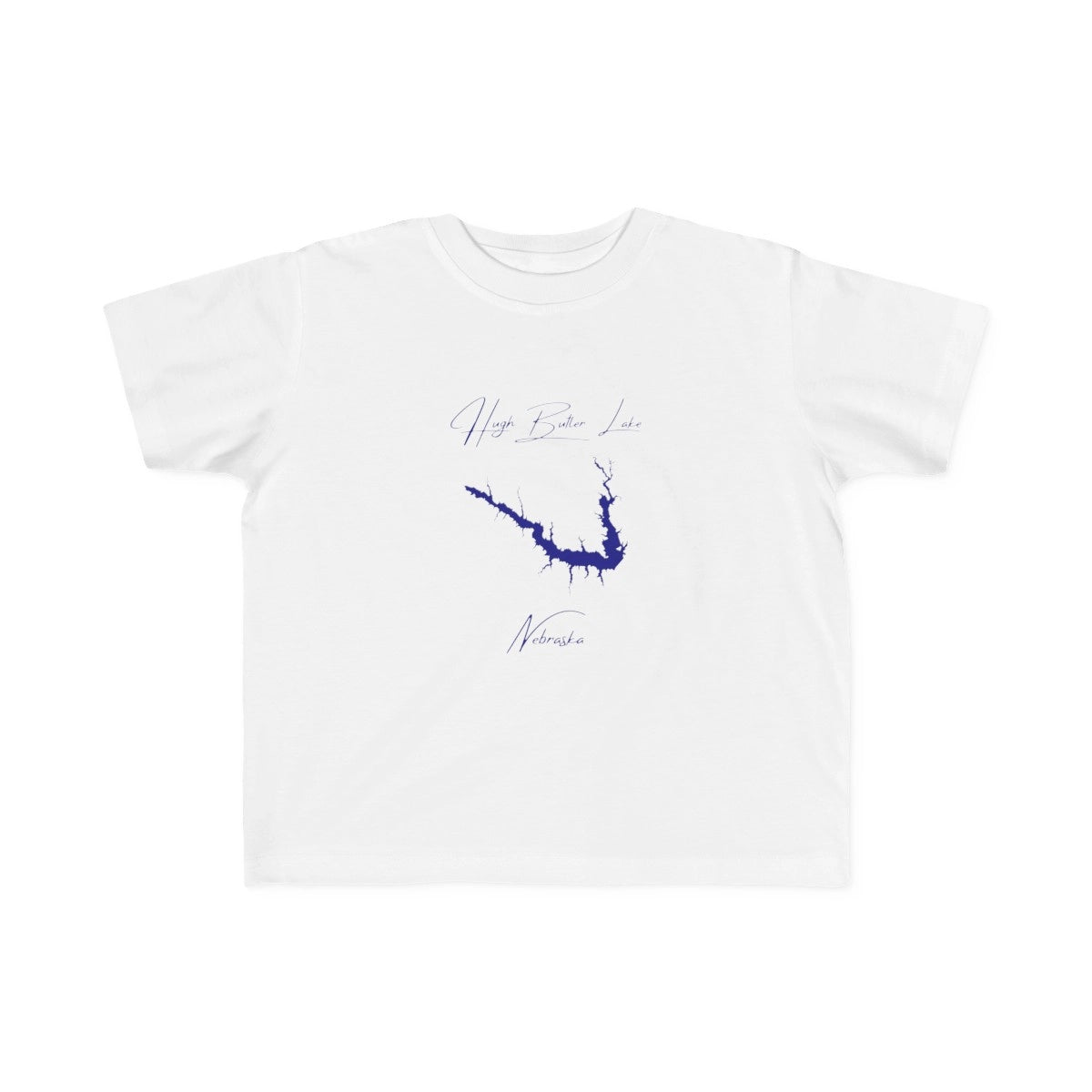 Nebraska  Hugh  Butler  Lake  Toddler  T-shirt  front  position  view  from  front  white.webp