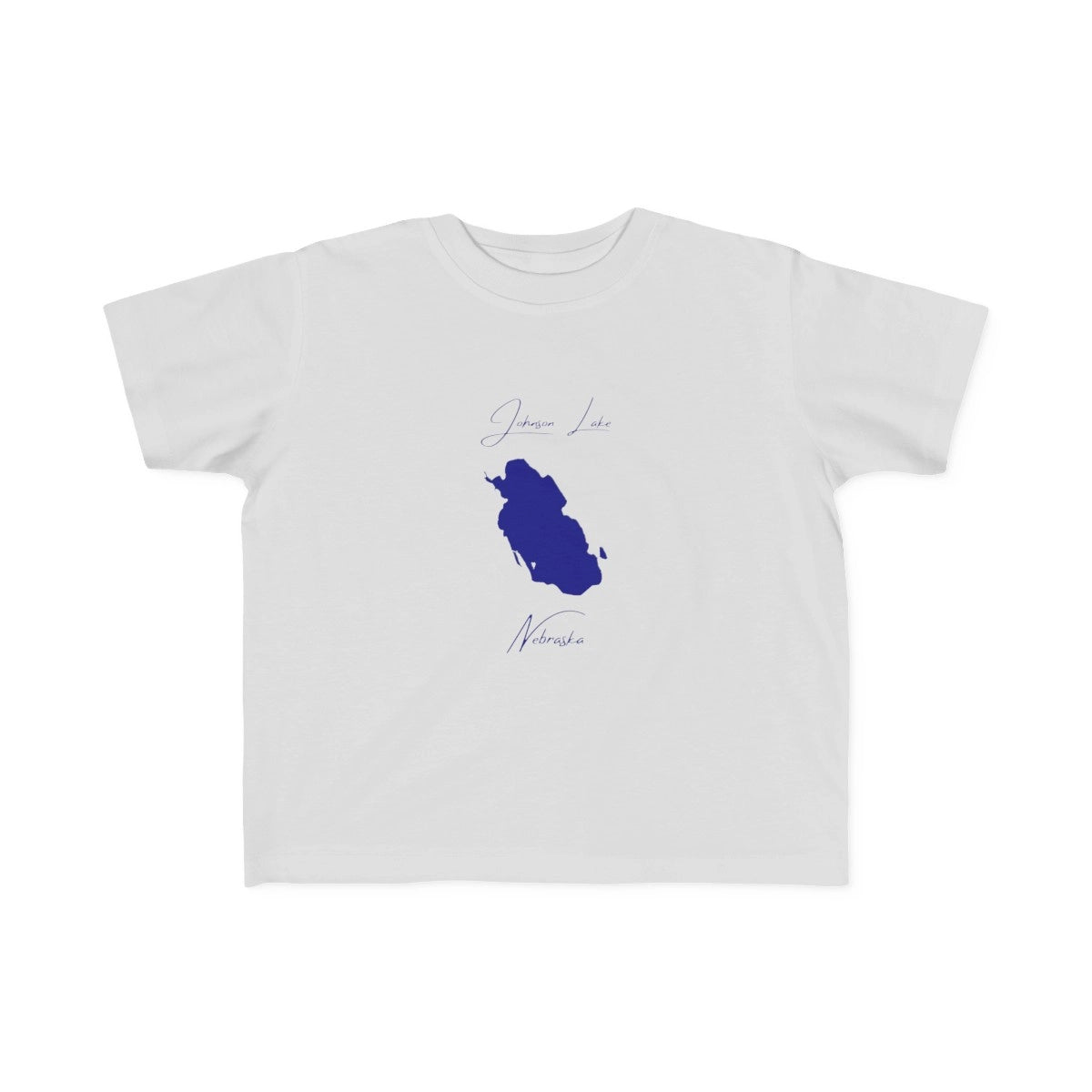 Nebraska  Johnson  Lake  Toddler  T-shirt  front  position  view  from  front  silver.webp