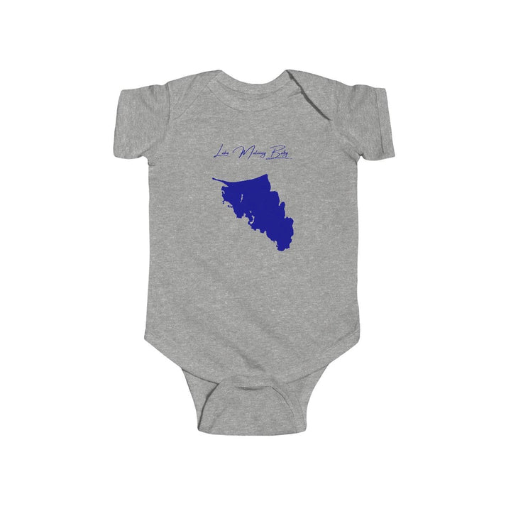 Nebraska  Lake  Maloney  Onesie  front  position  view  from  front  heather.webp