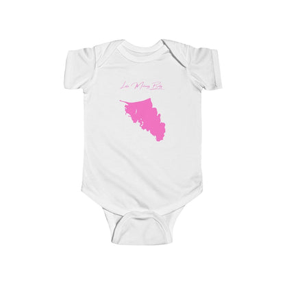 Nebraska  Lake  Maloney  Onesie  front  position  view  from  front  white.webp