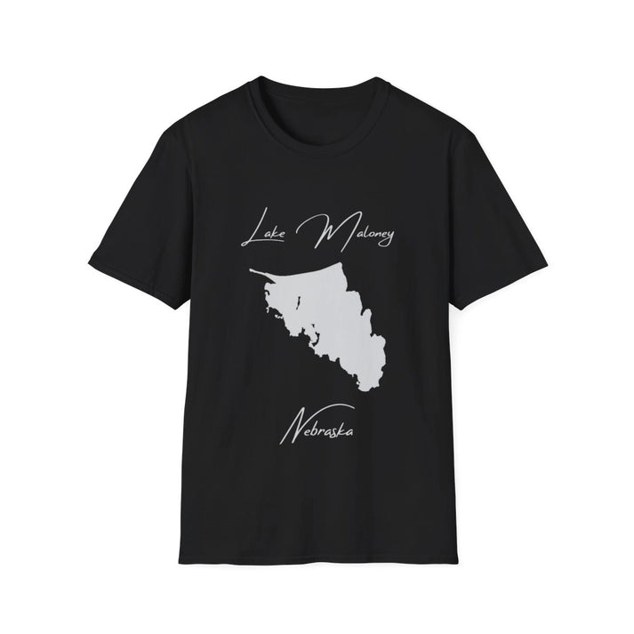 Nebraska  Lake  Maloney  T-shirt  front  position  view  from  front  black.webp