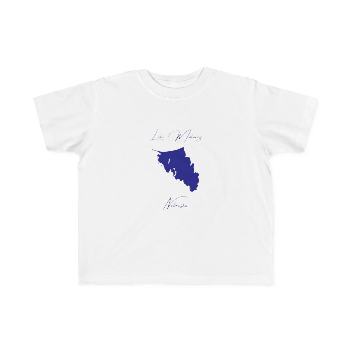 Nebraska  Lake  Maloney  Toddler  T-shirt  front  position  view  from  front  white.webp