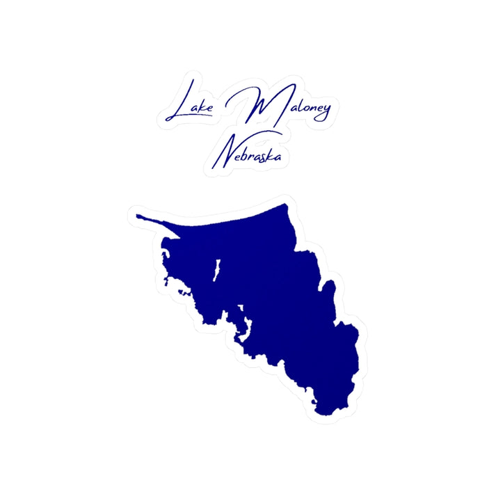 Nebraska  Lake  Maloney  Vinyl  Decal  other  position  view  from  front  4  x  6.webp