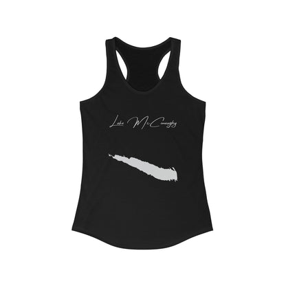 Nebraska  Lake  McConaughy  Racerback-Tank  front  position  view  from  front  solid  black.webp