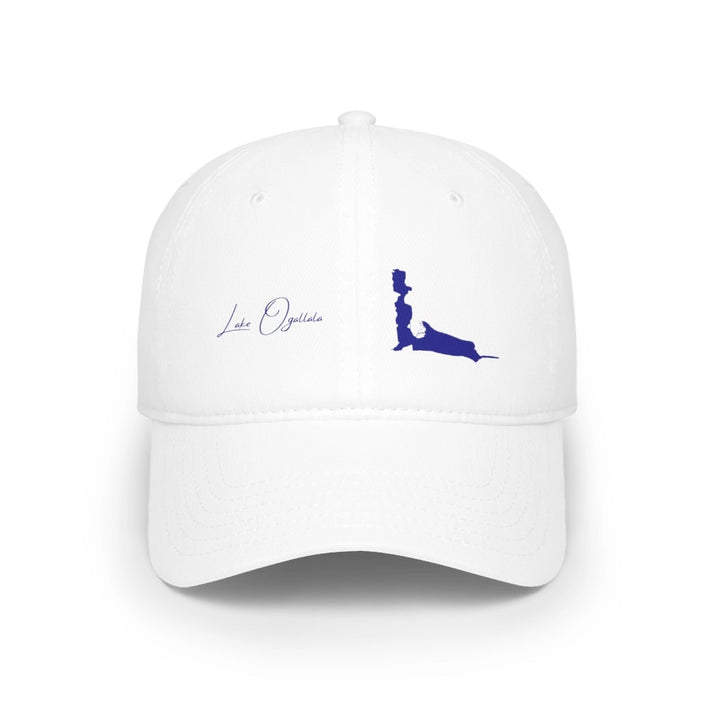Nebraska  Lake  Ogallala  Baseball  Cap  front  position  view  from  front  one  size.webp