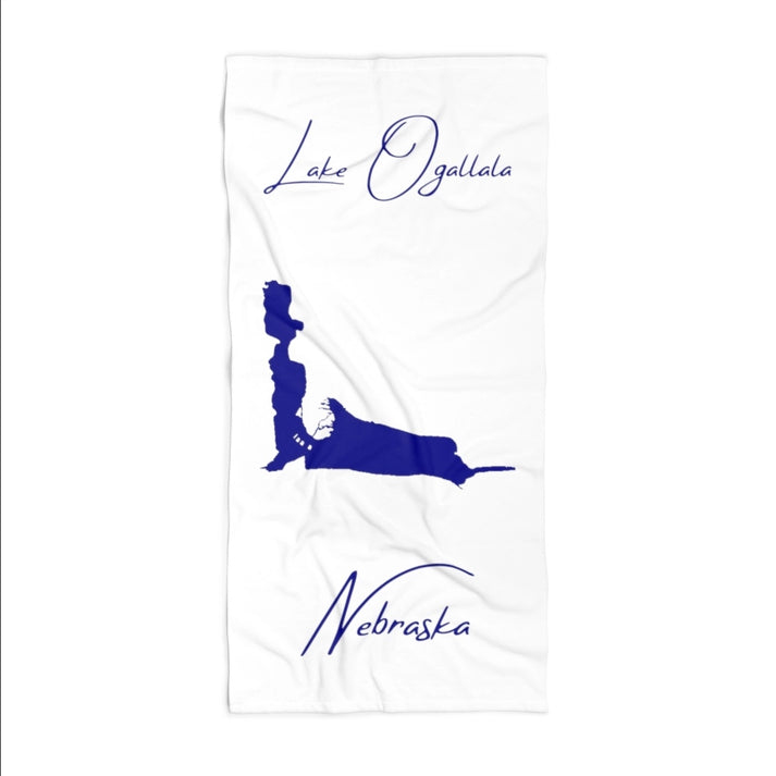 Nebraska  Lake  Ogallala  Beach  Towel  front  position  view  from  front  36  x  72.webp