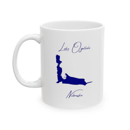 Nebraska  Lake  Ogallala  Ceramic  Mug  other  position  view  from  left  11oz.webp